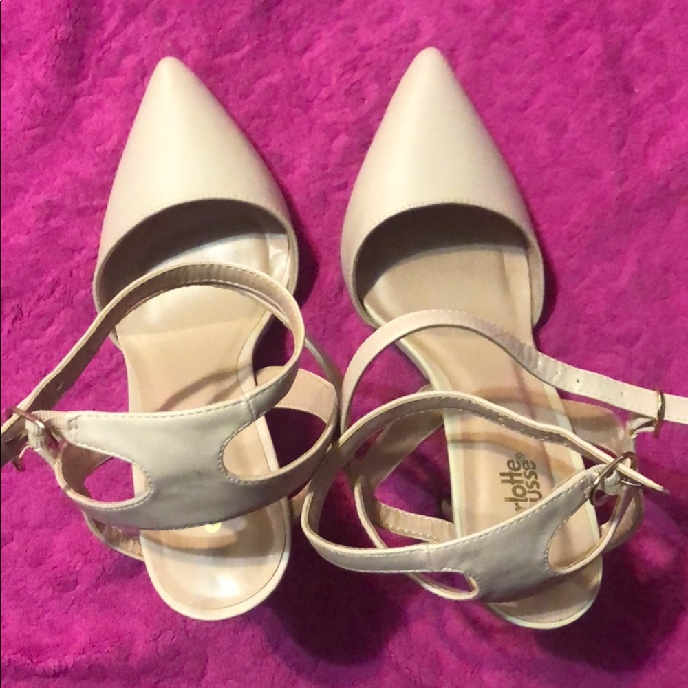 Cream heels